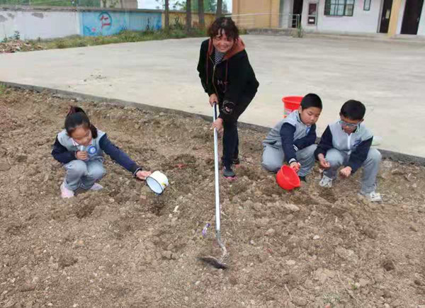 火狐电竞定远县仁和学校“文明种植园”开园啦(图2)